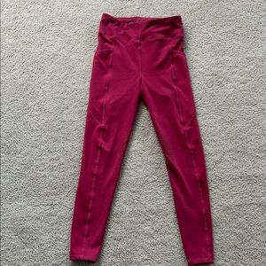 Kids dark red riding leggings